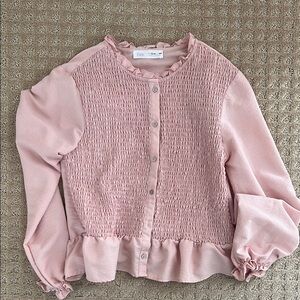 Zara elasticized shirt